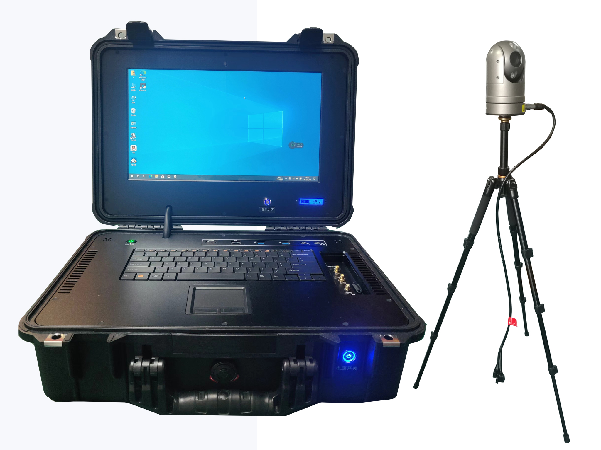 M1003便携式应急指挥箱综合指挥箱内置电脑可外扩云台摄像机
